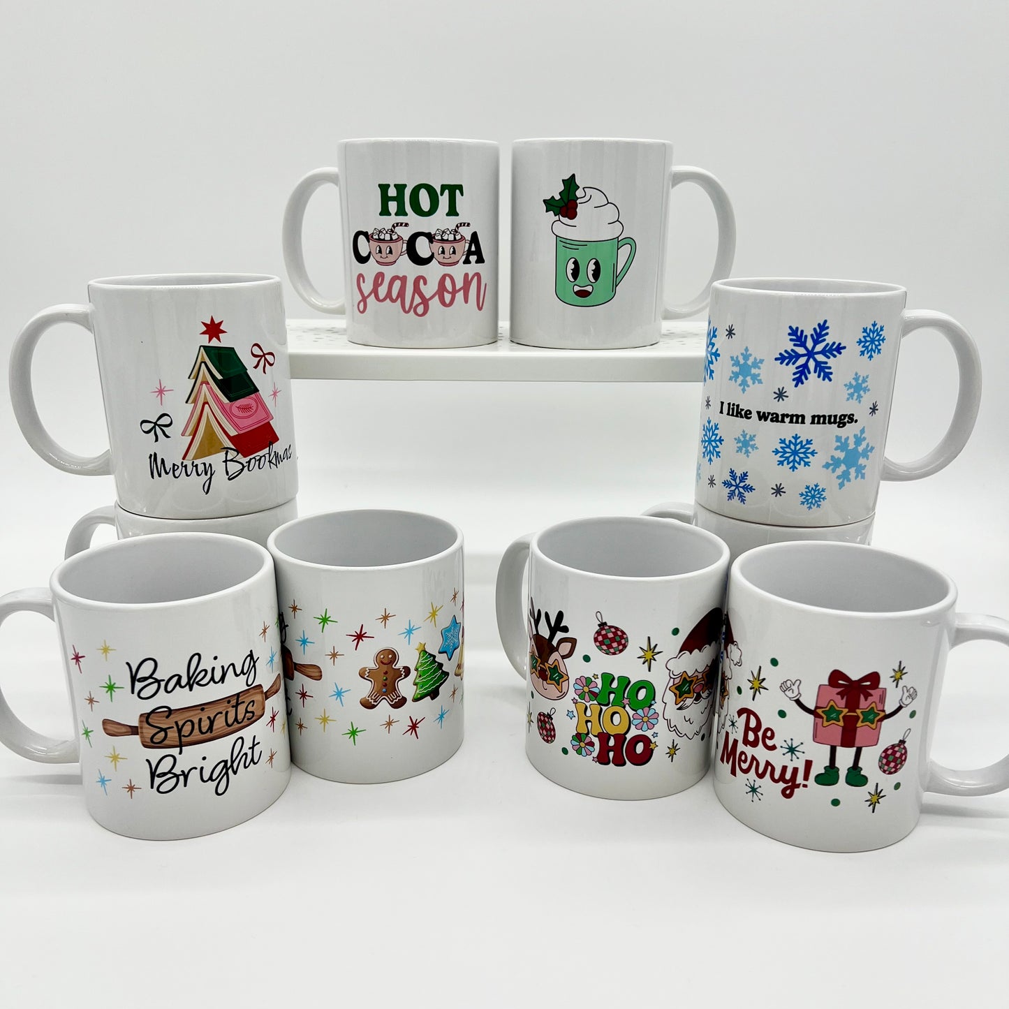 Festive Ceramic Mugs