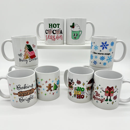 Festive Ceramic Mugs