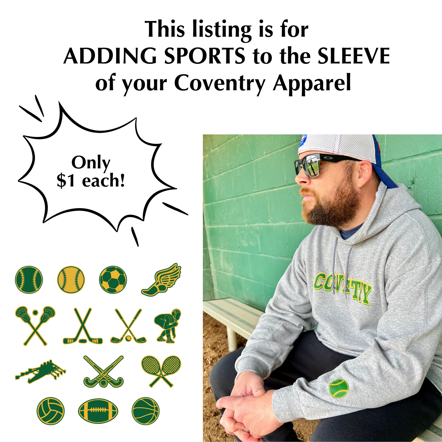 COVENTRY Apparel SLEEVE Customization