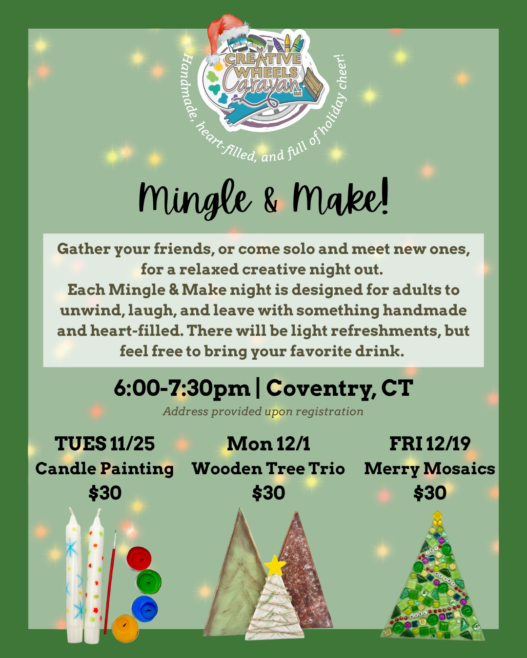 CWC: Holiday Workshops!