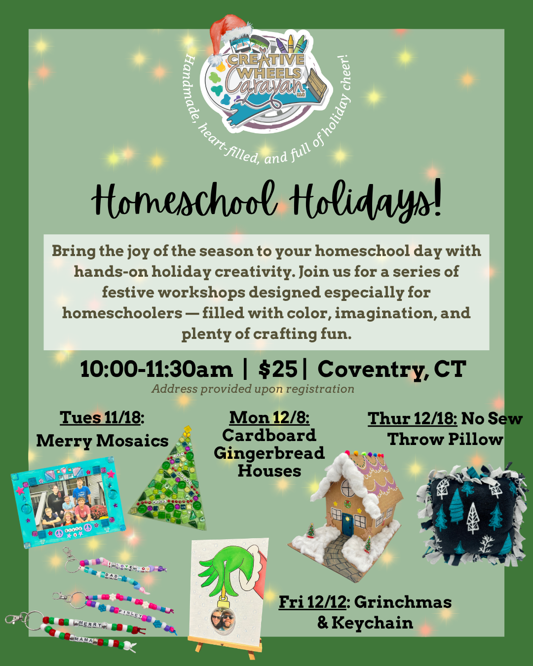 CWC: Holiday Workshops!