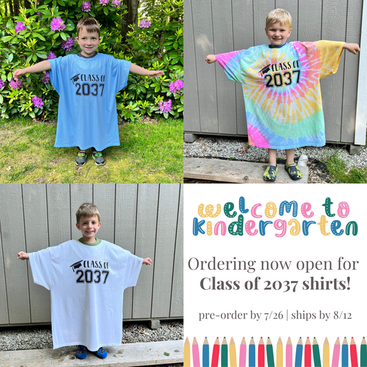 Class of 2037 / New Kindergartener Shirt