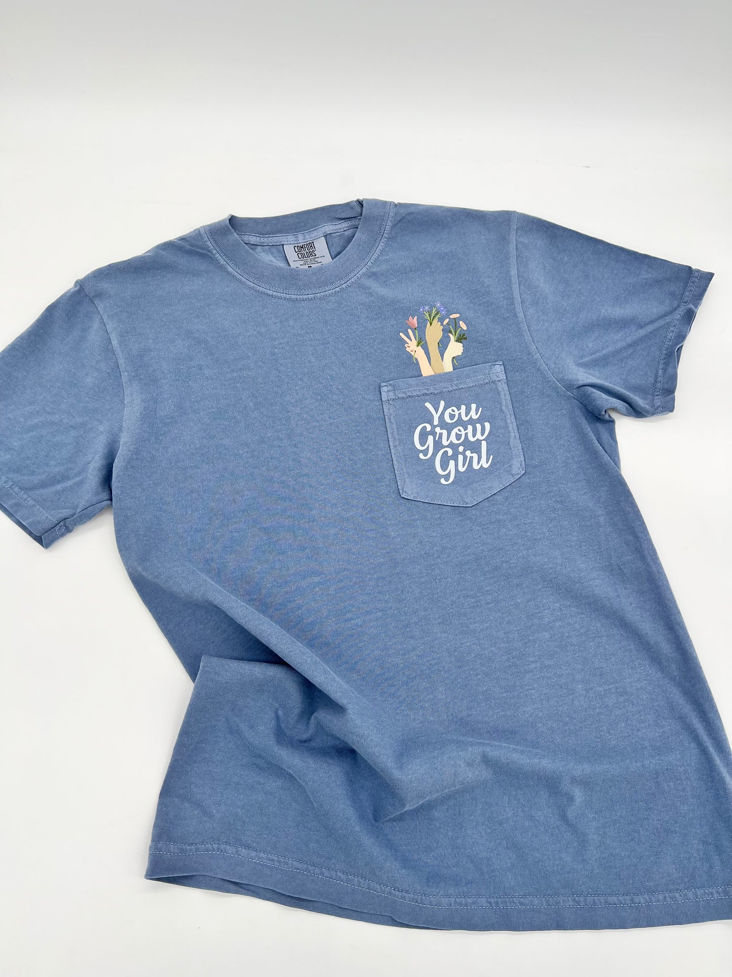 You Grow Girl Pocket Tee